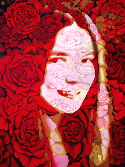 Roses for Nina – The Whole Painting